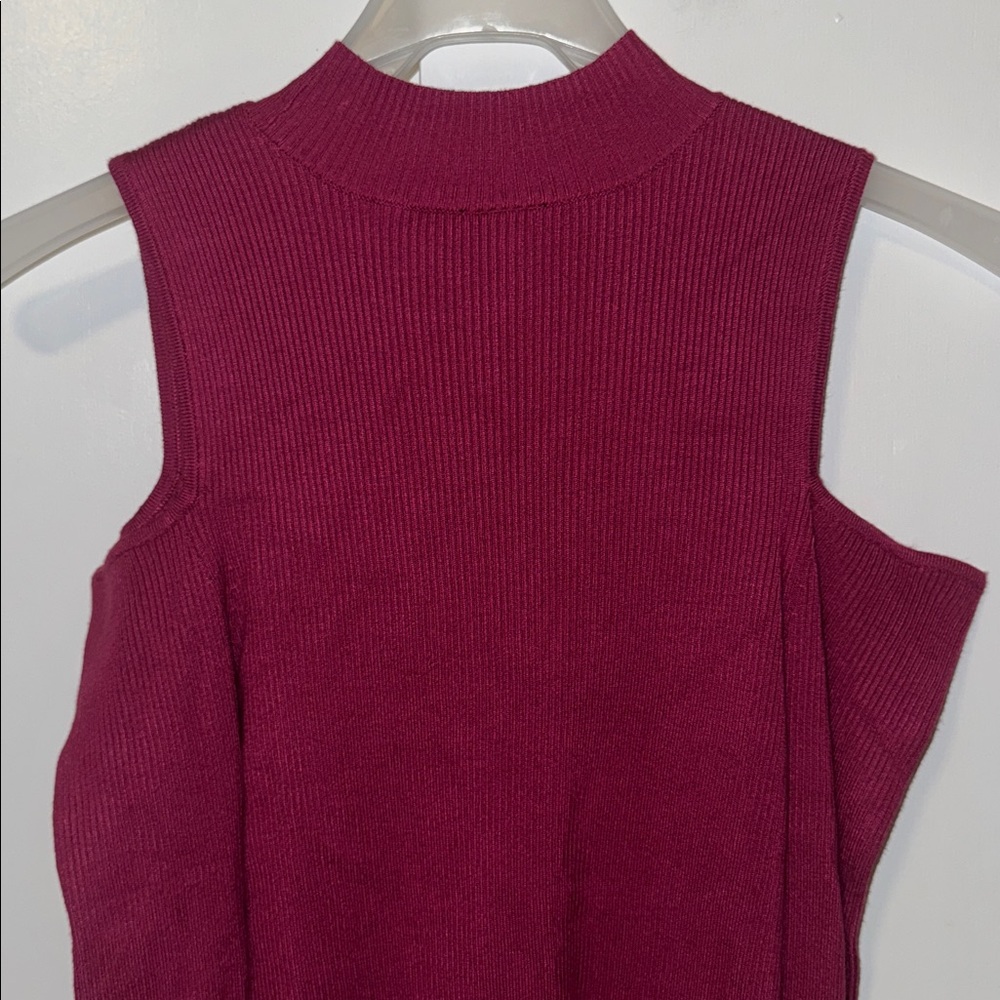 Torrid Ribbed Knit Cold Shoulder Top NEW 1 1X 14-16 - Picture 7 of 12